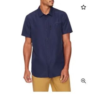 Merrell Men's Short Sleeve Tech Shirt Blue - Large